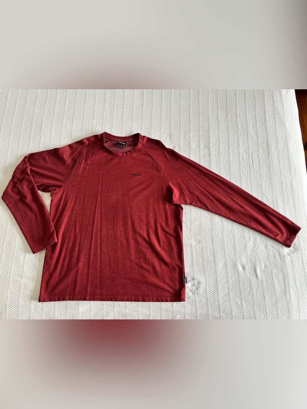 Patagonia Men’s Long Sleeve Crew Shirt - Burgundy Red